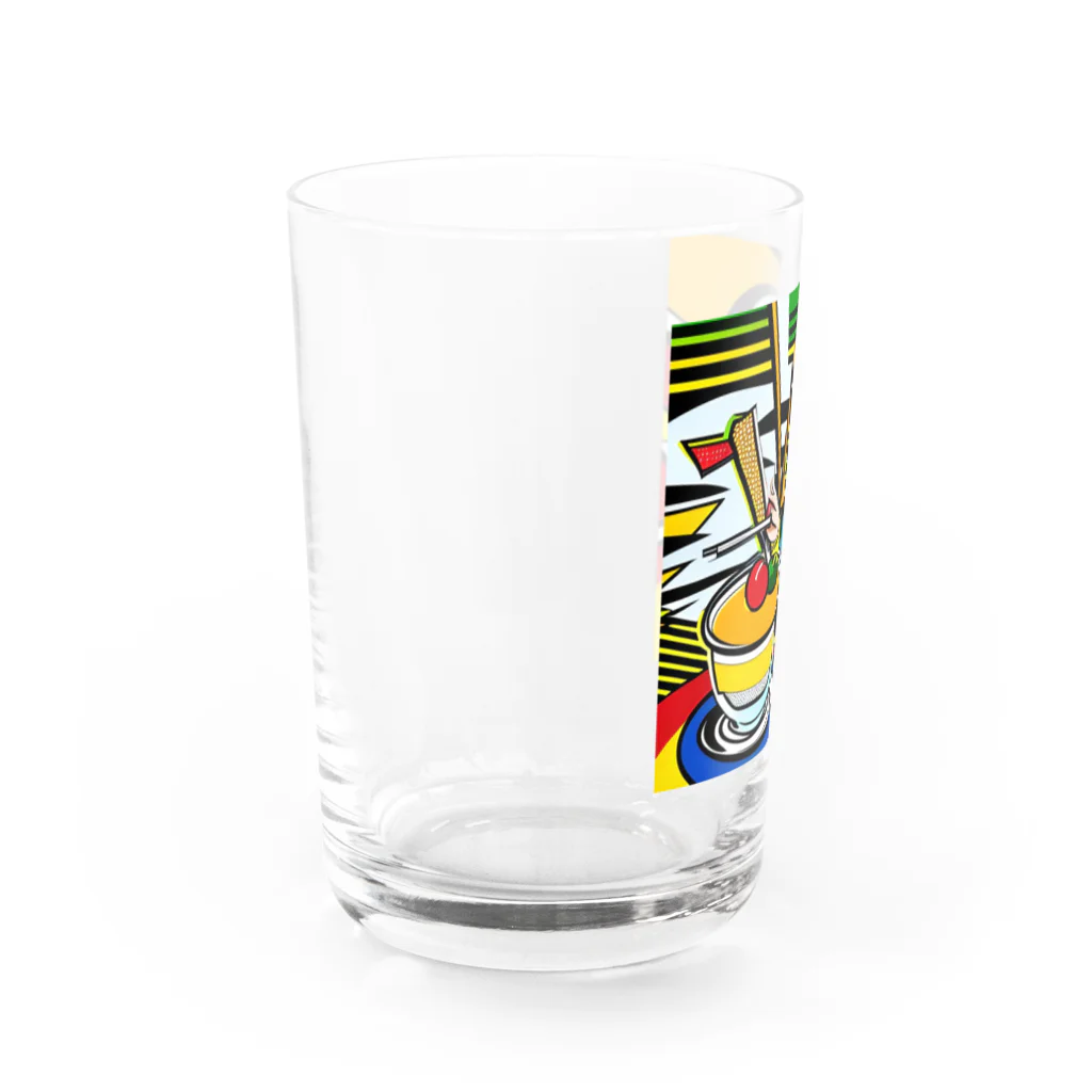 あかいはちの南国スイーツ Water Glass :left