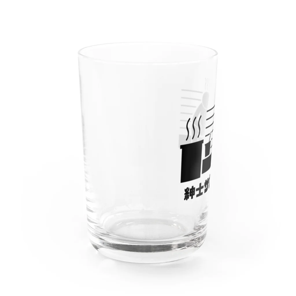 MOONの紳士サウナ連合シリーズ Water Glass :left