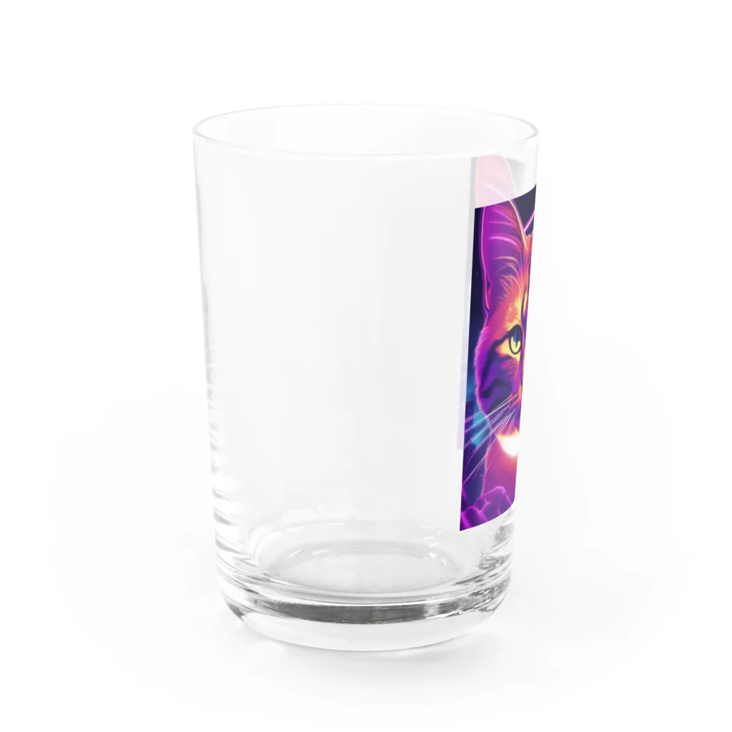 ParadigmStar　パラダイムスターのワイルドビッグキャット Water Glass :left