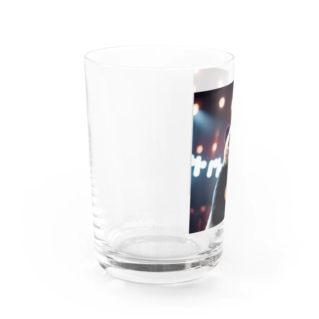 Nippon-Aiのパンダ☆歌う♪ Water Glass :left