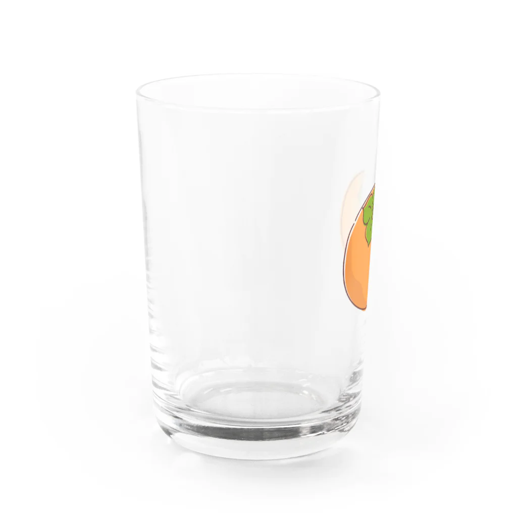 kudamono_fruits0730のかき Water Glass :left