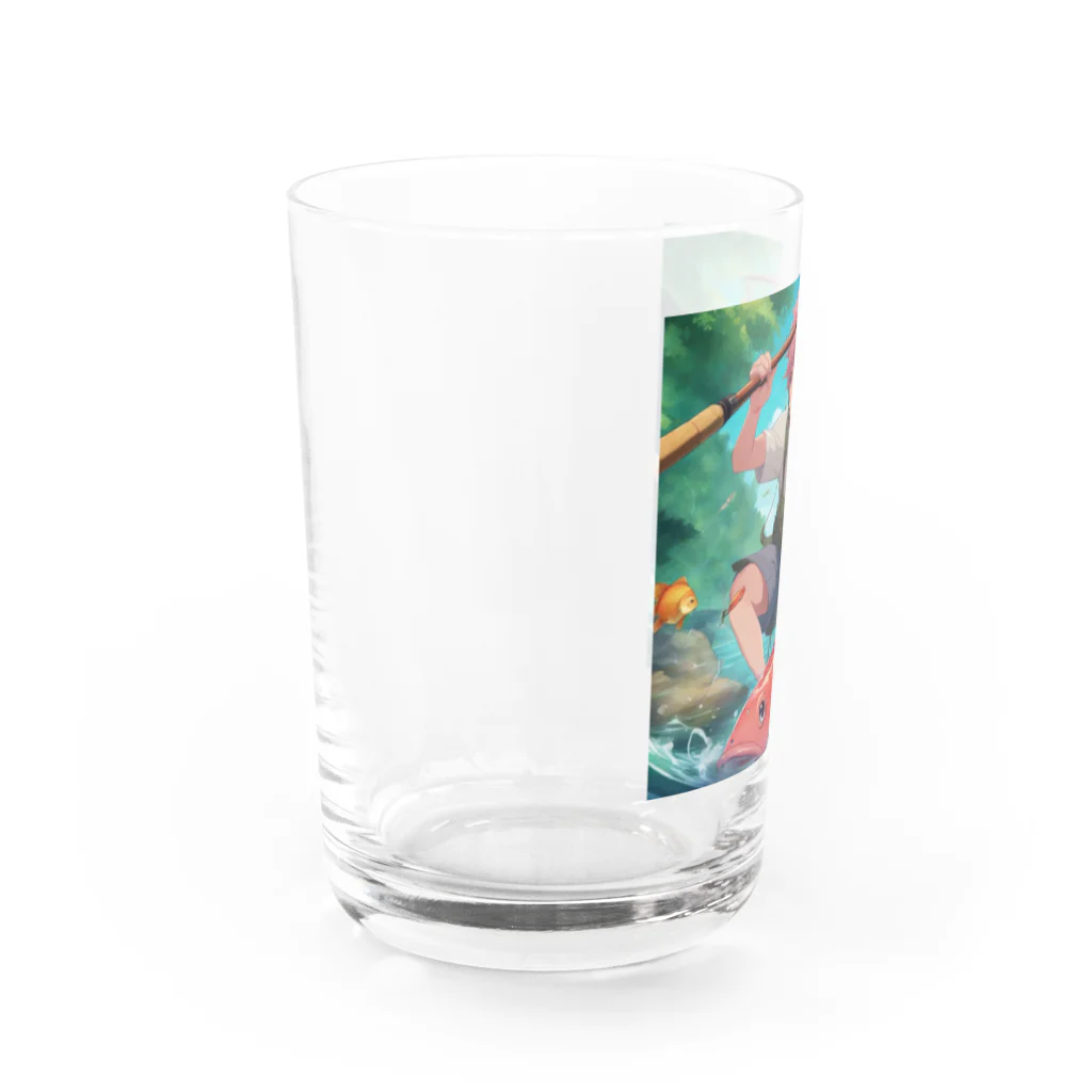 kenbenの釣り好き男子 Water Glass :left