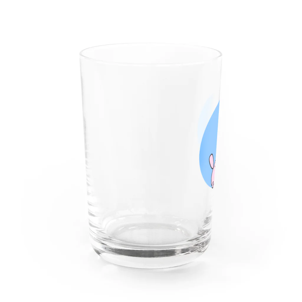 ぴののうさちゃん こんにちは Water Glass :left