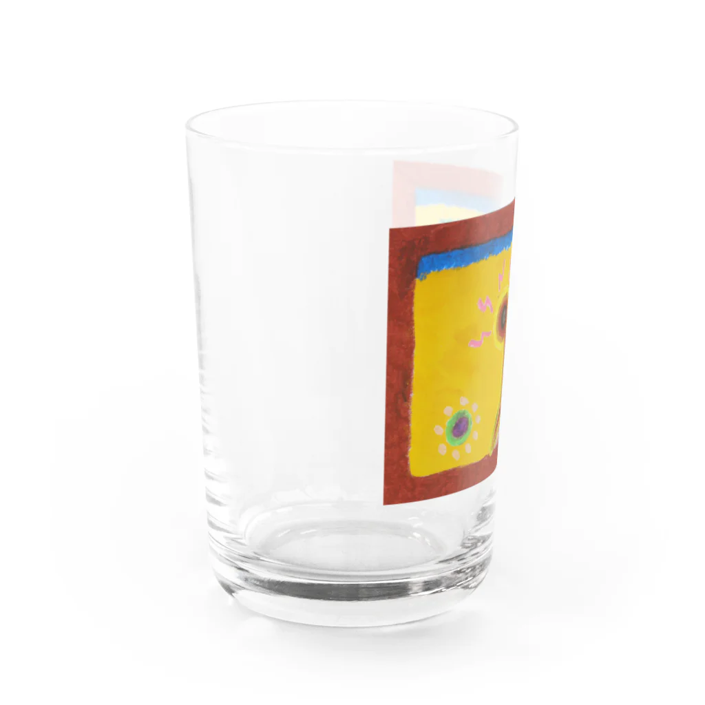 ぴくちゃー55のひとり Water Glass :left