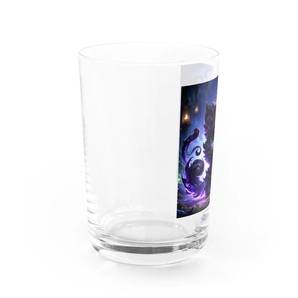 かわAI動物ショップの闇属性の猫2 Water Glass :left