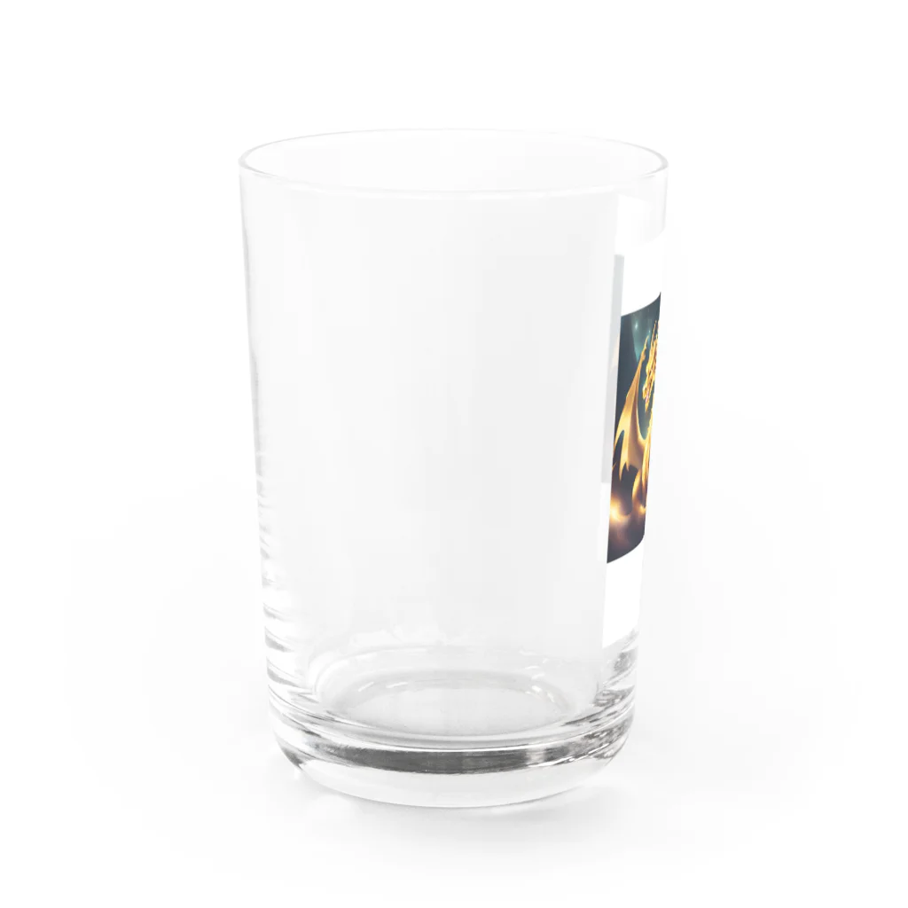 SUZURIの神々しいドラゴン Water Glass :left