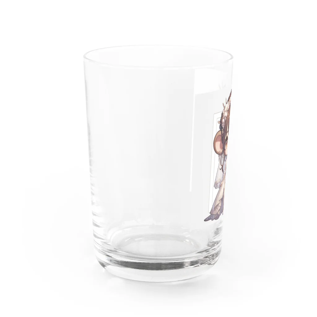 干支シティの申の花嫁 Water Glass :left