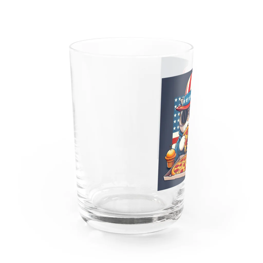 はまみるのファンキーなファット猫 Water Glass :left