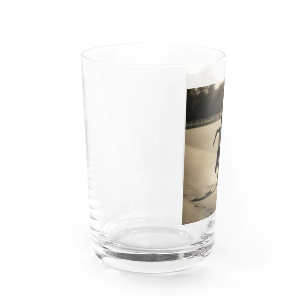 gjrc2006の目標に向かってダッシュ Water Glass :left