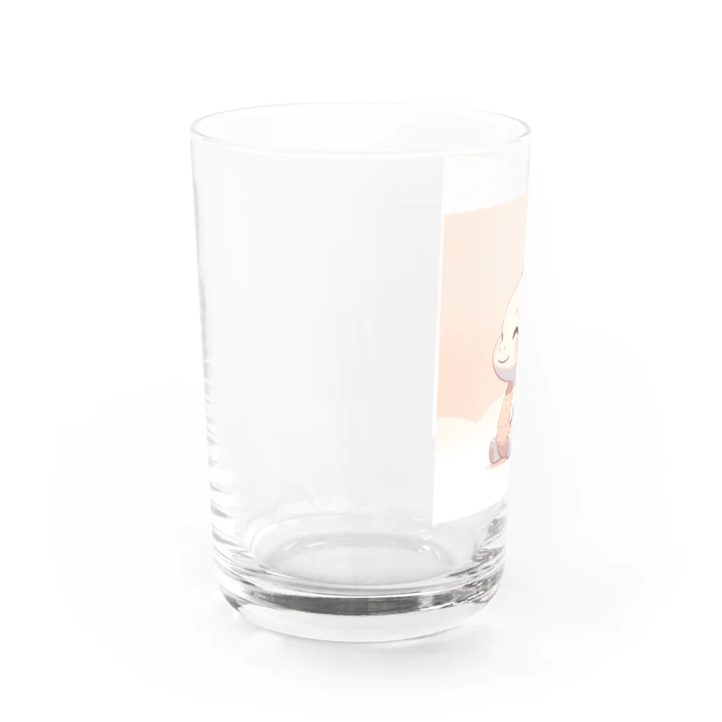 可愛らしいドラゴンのイラストグッズ店のかわいらしいドラゴン Water Glass :left