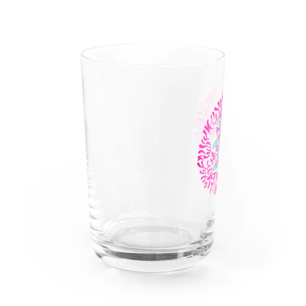 Linussの唱歌的老虎(singing tiger) Water Glass :left