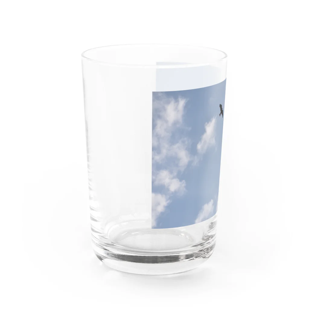 みずいろのうさぎのトビ Water Glass :left