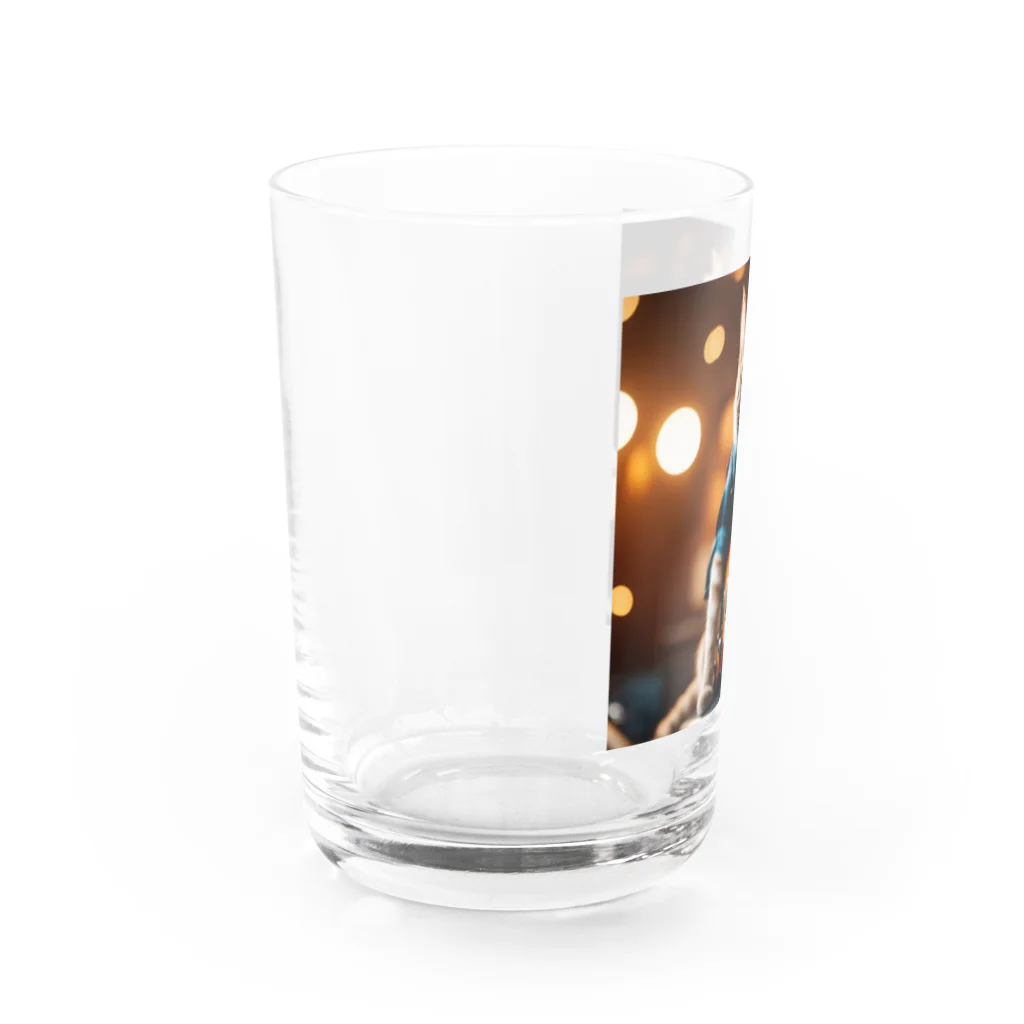 kawaii_catのKawaii Rock Cat Water Glass :left