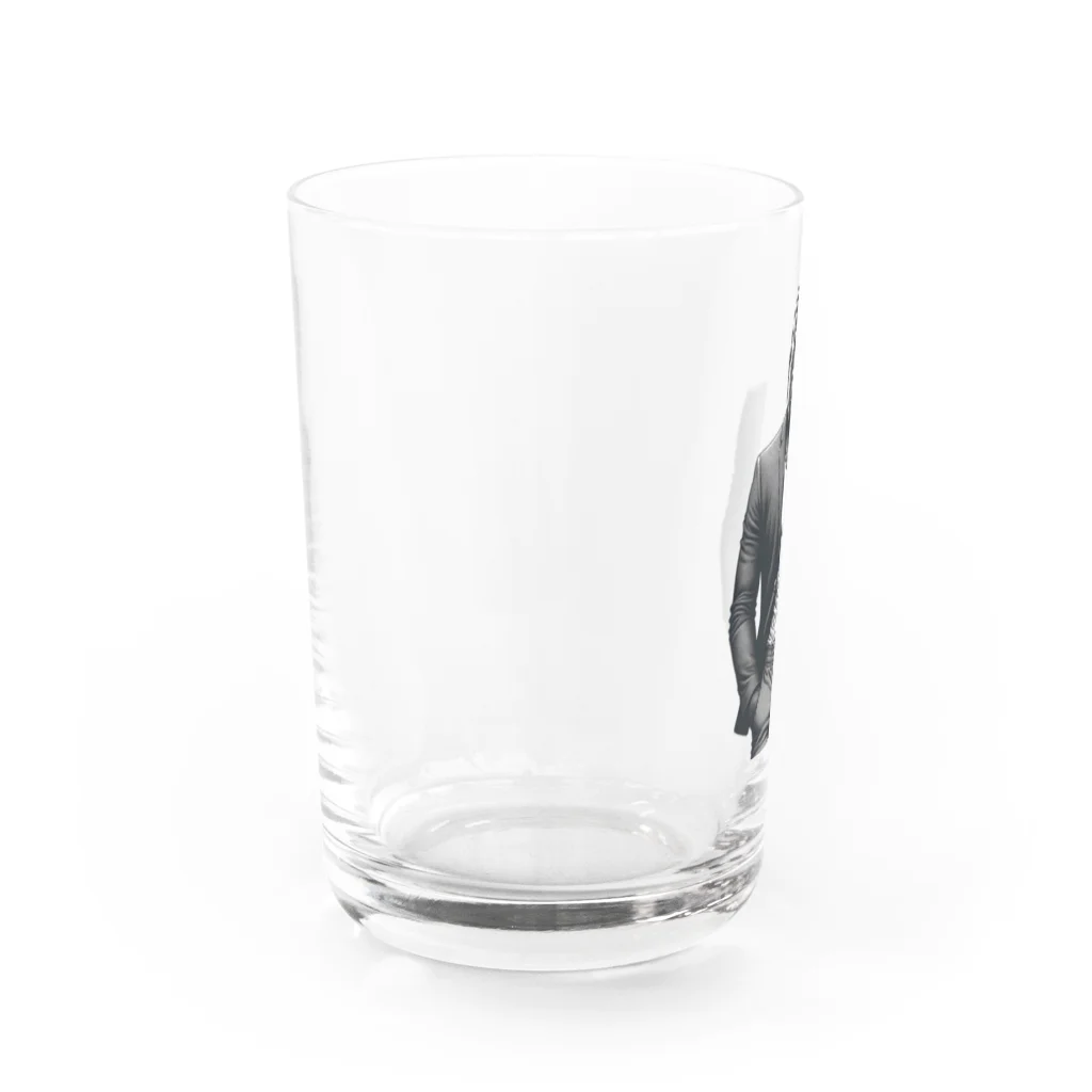 Pigイッヌのダンディーゴリ Water Glass :left