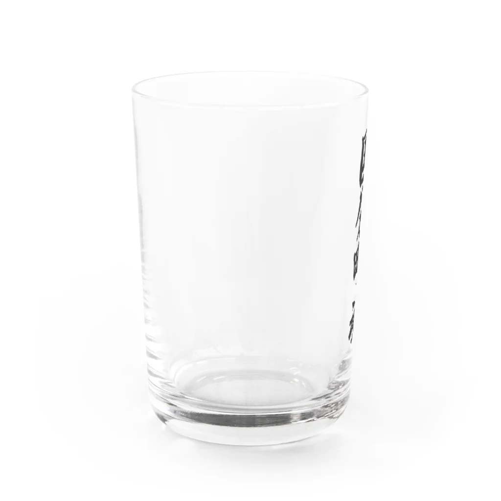 着る文字屋の国分町魂 （地元魂） Water Glass :left