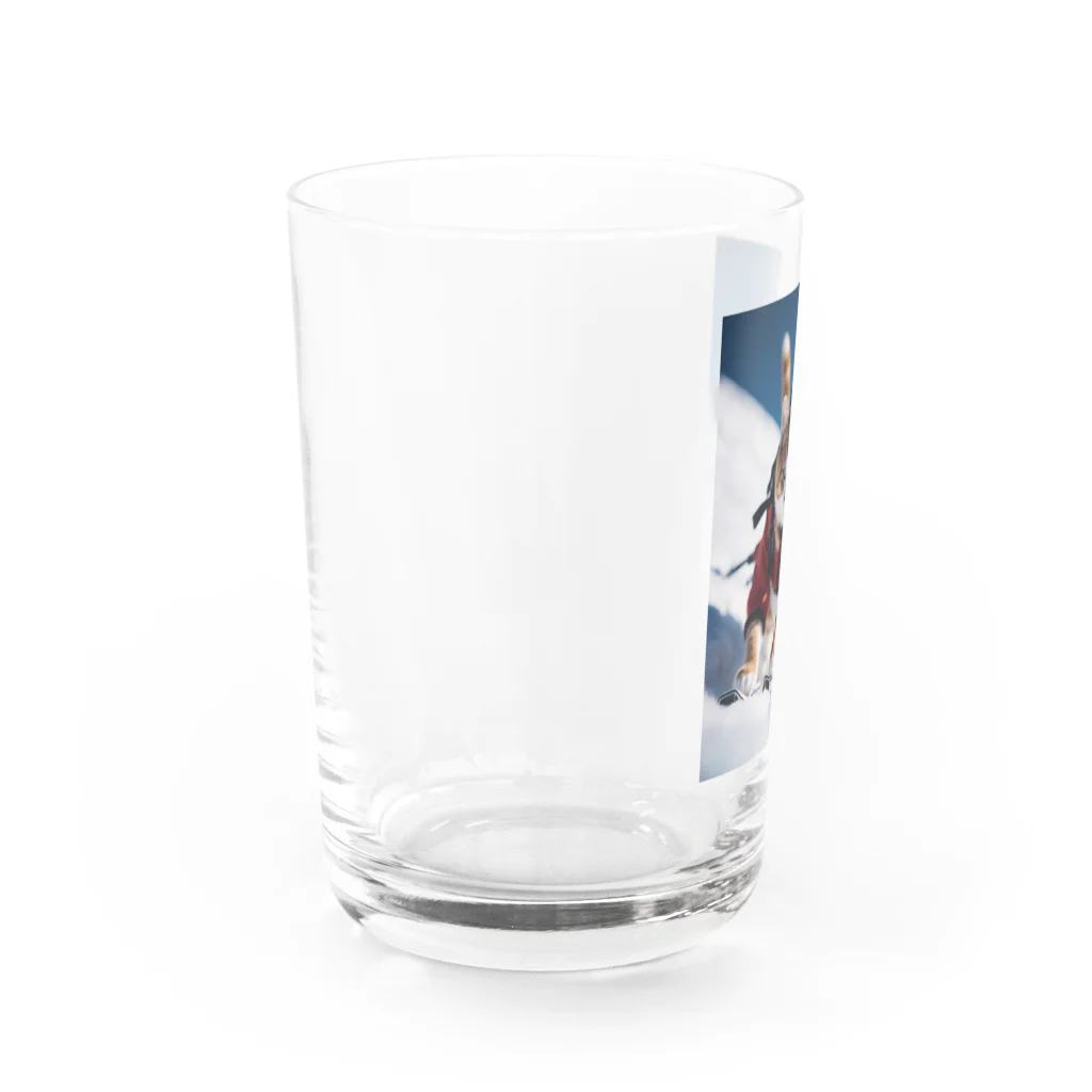 GoldCatの雪猫 Water Glass :left