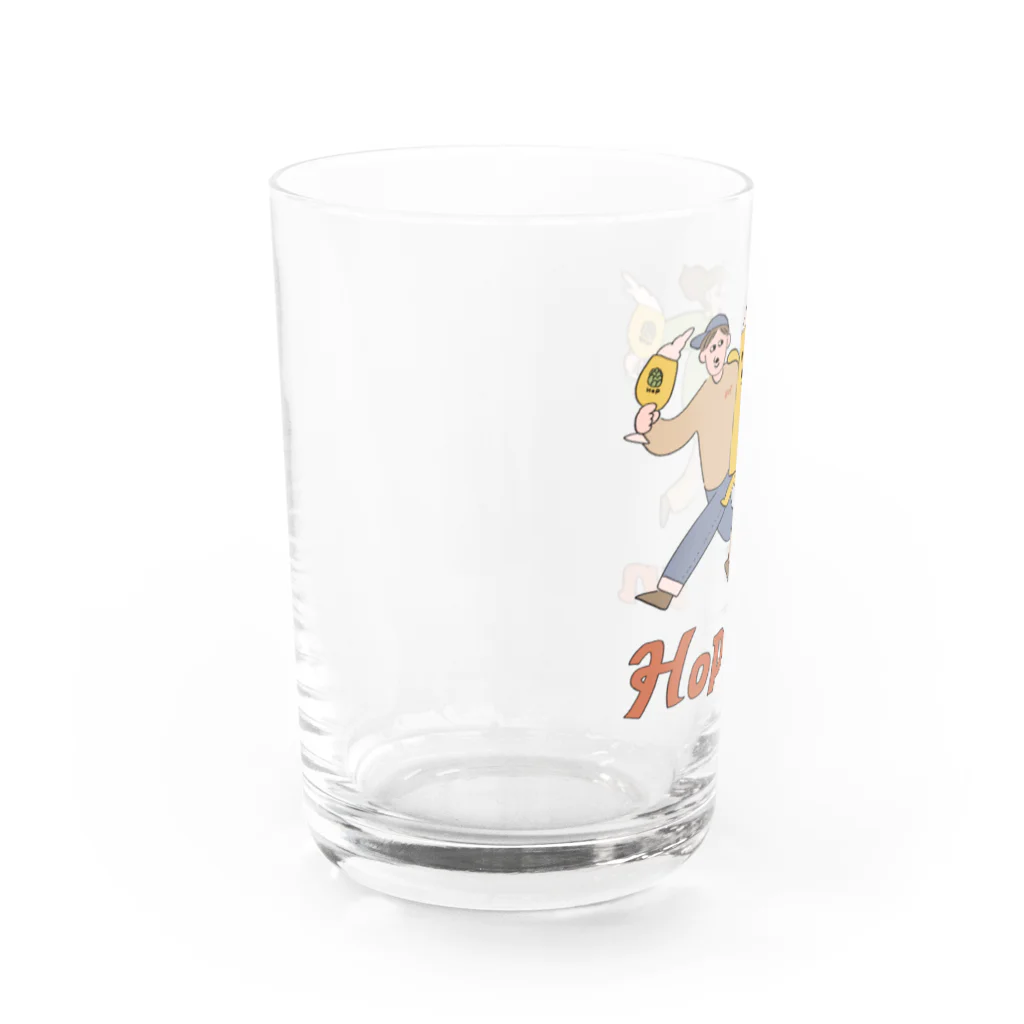けいこんぶのHOP RUN Water Glass :left