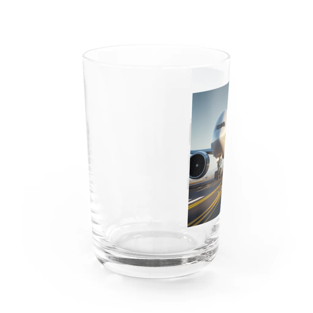 uj-ojiasnのかっこいい飛行機 Water Glass :left