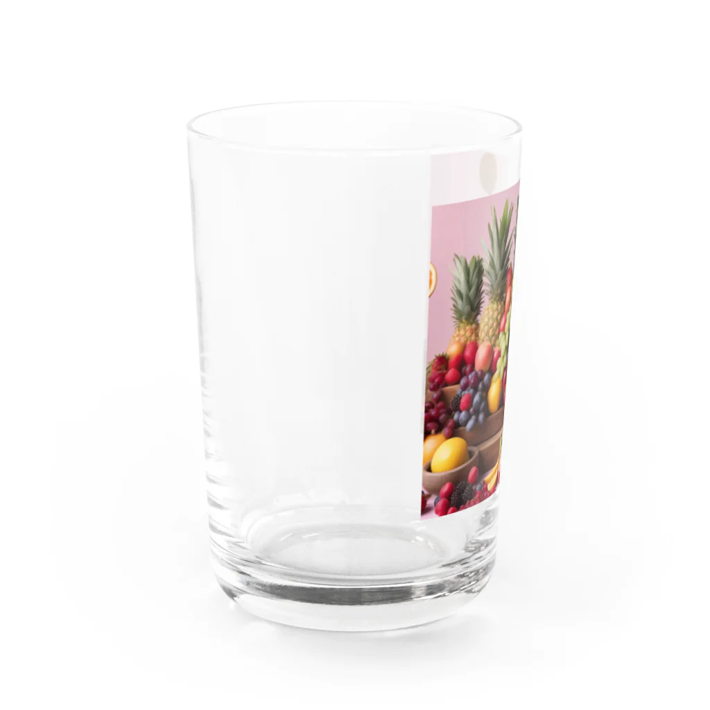 テフラんずのボタニカルフルーツ Water Glass :left