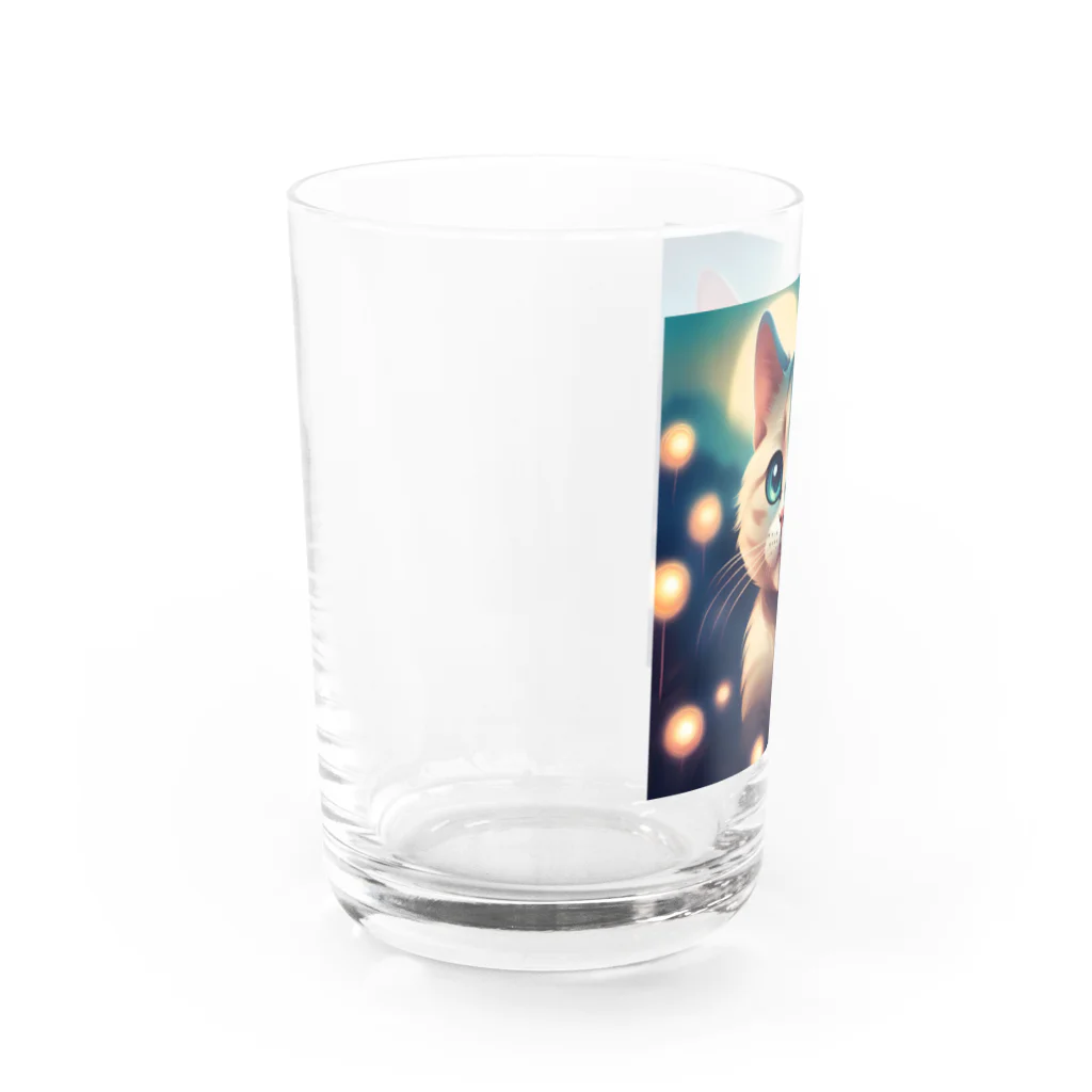 ai美女ショップのかわいい猫 Water Glass :left