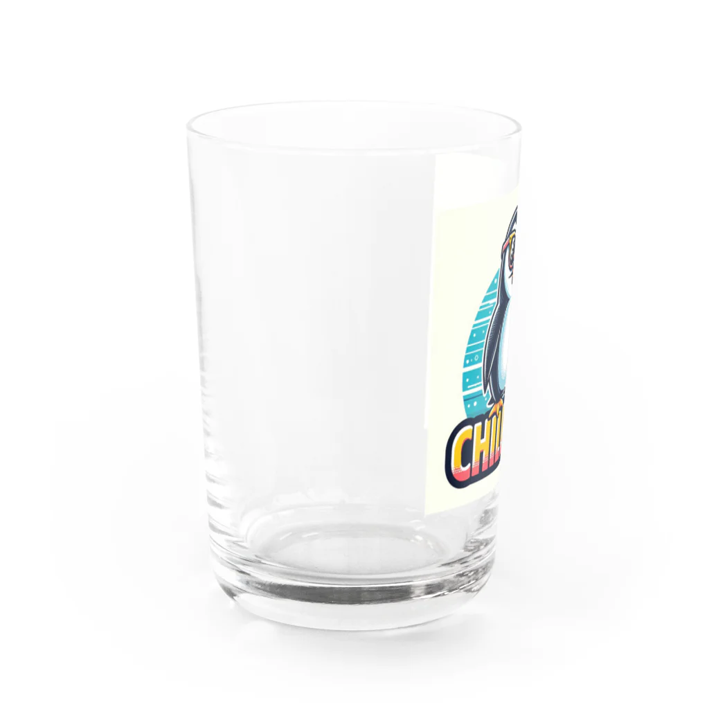 syankusunoboushi7のかっこいいペンギン Water Glass :left