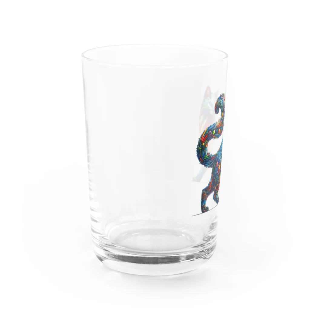 macchonのガラス猫02 Water Glass :left