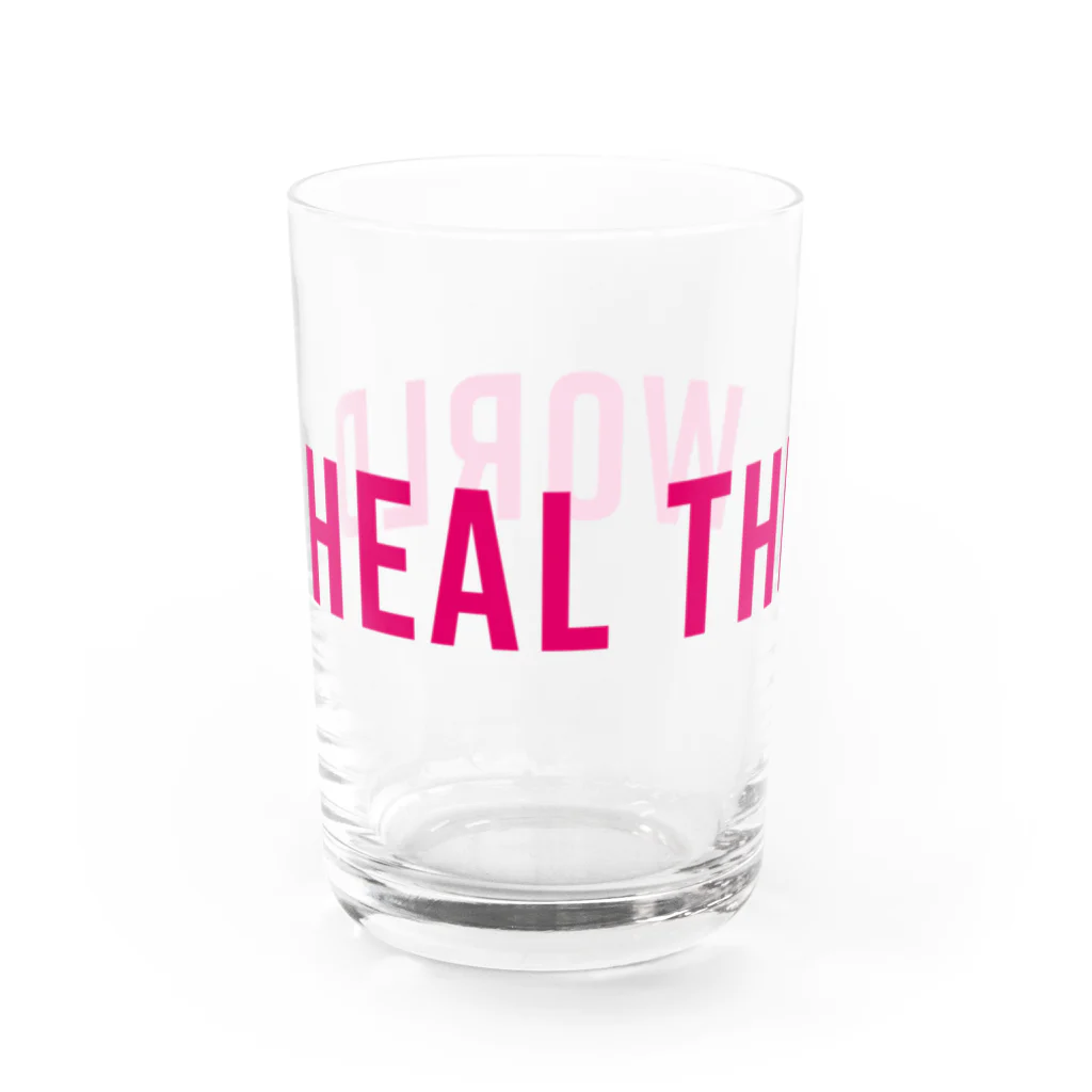 GreenCrystalのHeal the world Water Glass :left