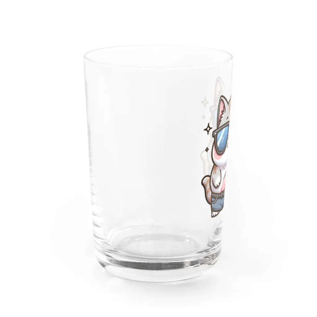 hachimitsu_honey_777のサングラスねこ④ Water Glass :left