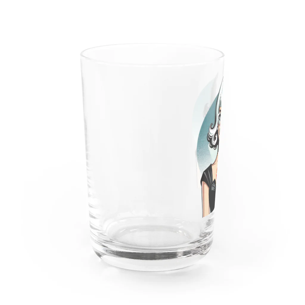 ごった煮商店のみんなに感謝 Water Glass :left