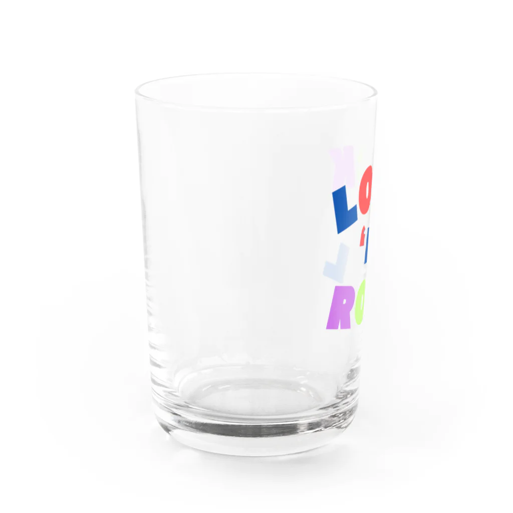 HARAKARAの極めて転れ/ロックアンドロール 柔術 MMA Water Glass :left