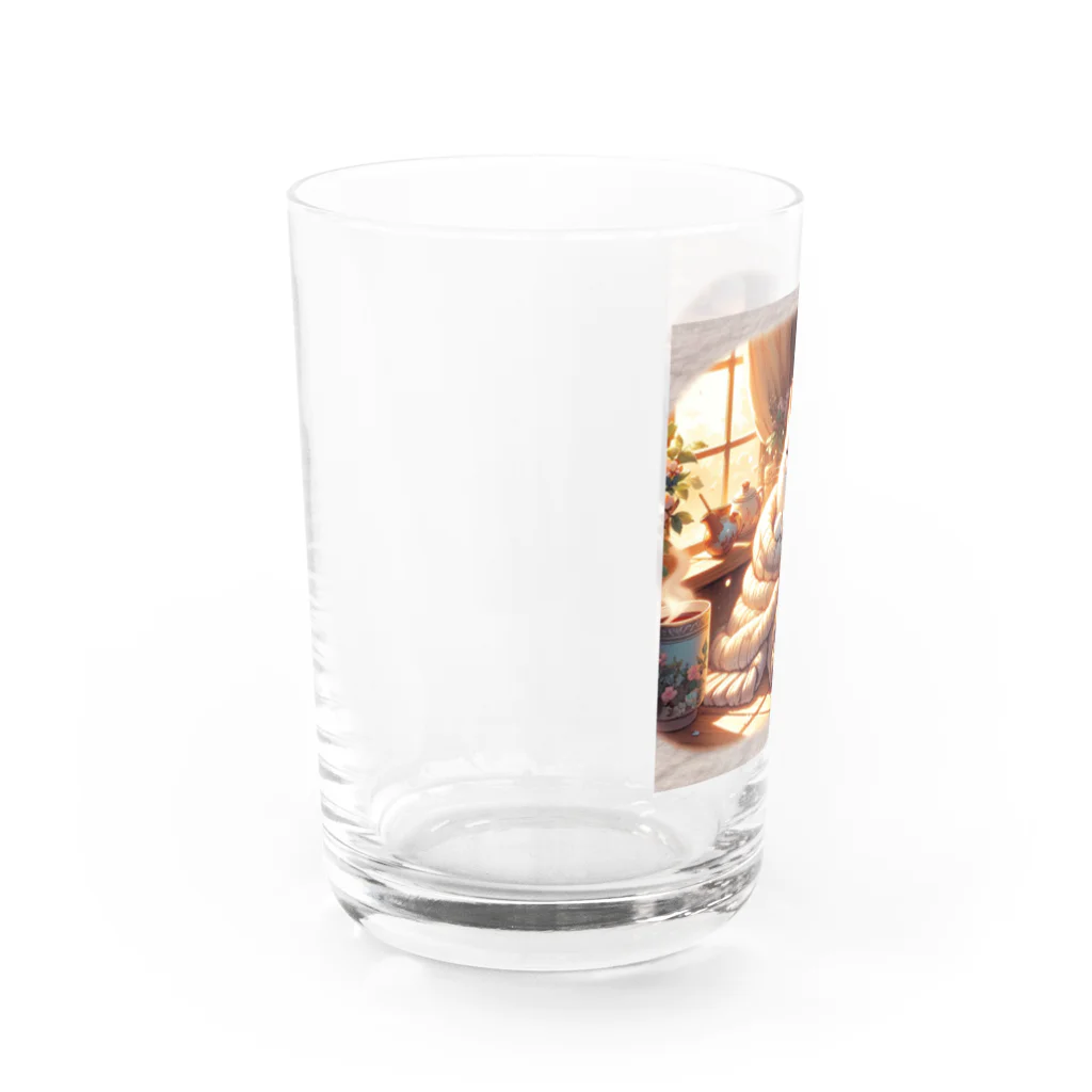 Cat-To-Critter-Fashionのほのぼのな猫 Water Glass :left