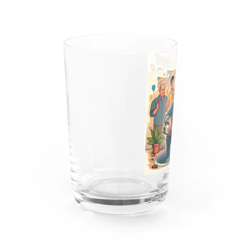 Factory1okuの今日から俺は酒やめる Water Glass :left