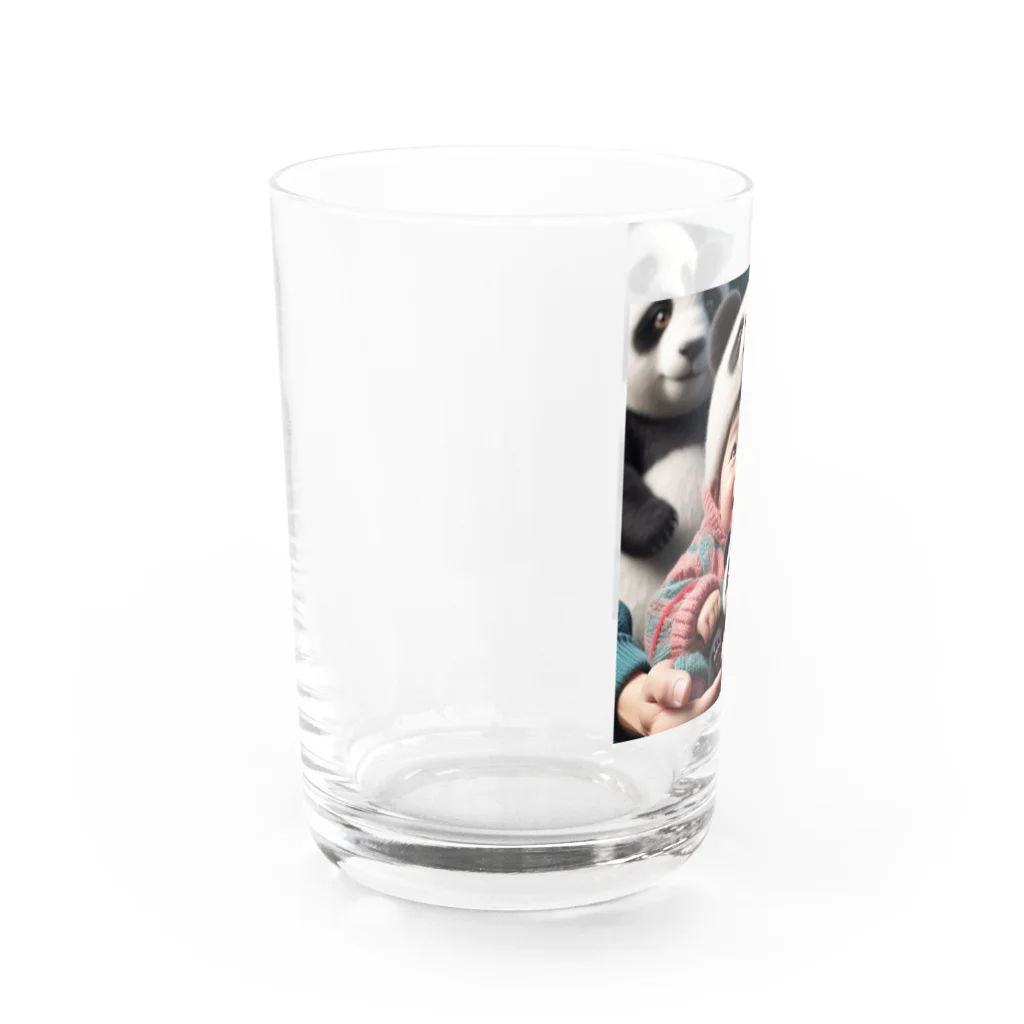 taka-kamikazeの赤ちゃん同士 Water Glass :left