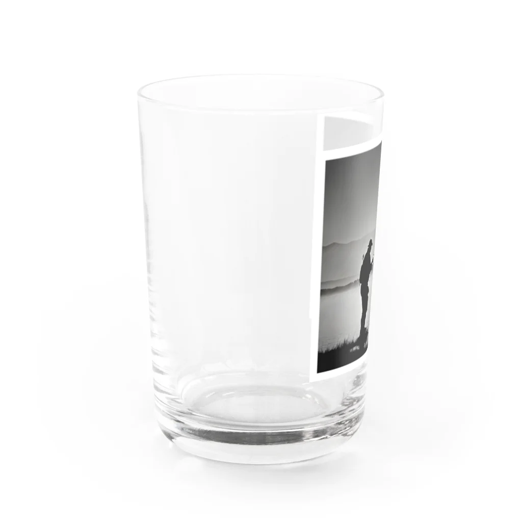 keiryuufly1214の朝焼けの釣り Water Glass :left