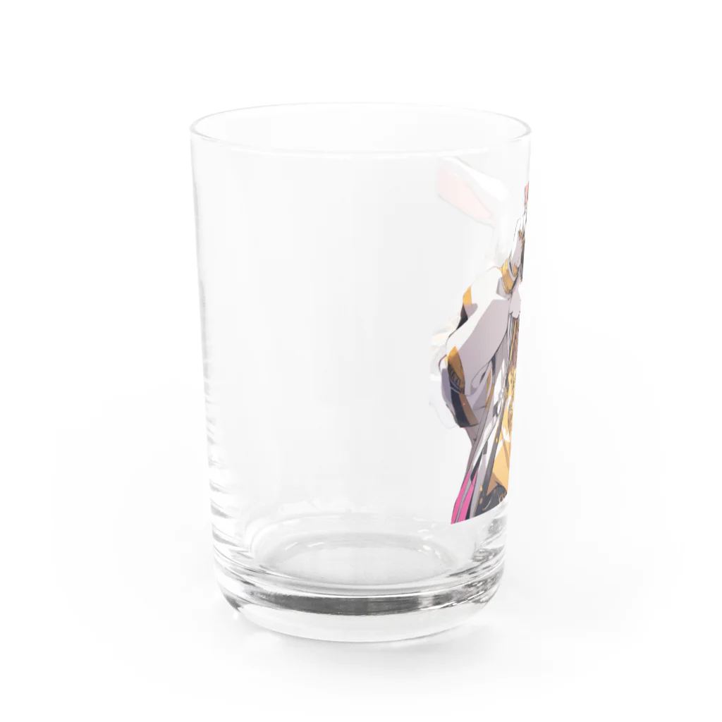 *˚𝔑𝔶𝔲𝔫𝔤𝔢𝔩𝔰 𝔰𝔥𝔬𝔭のヒップホップアニマルズ ウサギ Water Glass :left