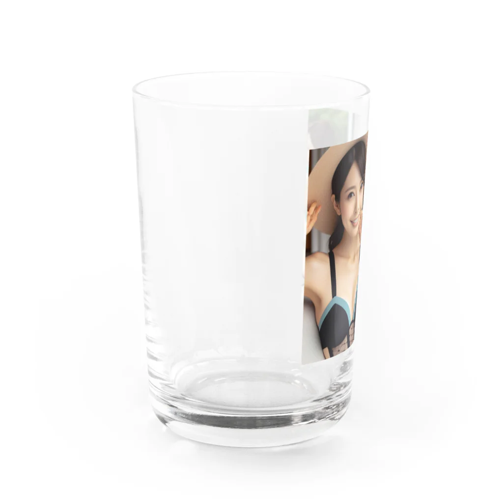 おっちゃんストアのAI日本人女性 Water Glass :left