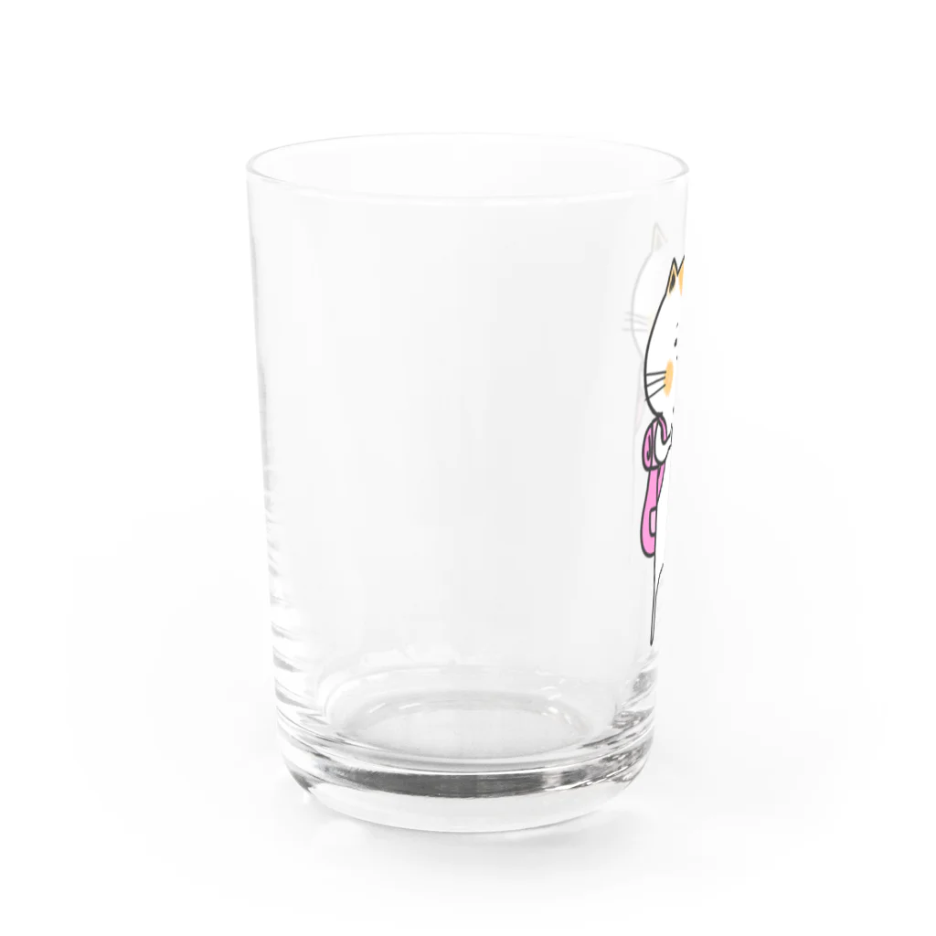 さかやの白茶ねこ Water Glass :left