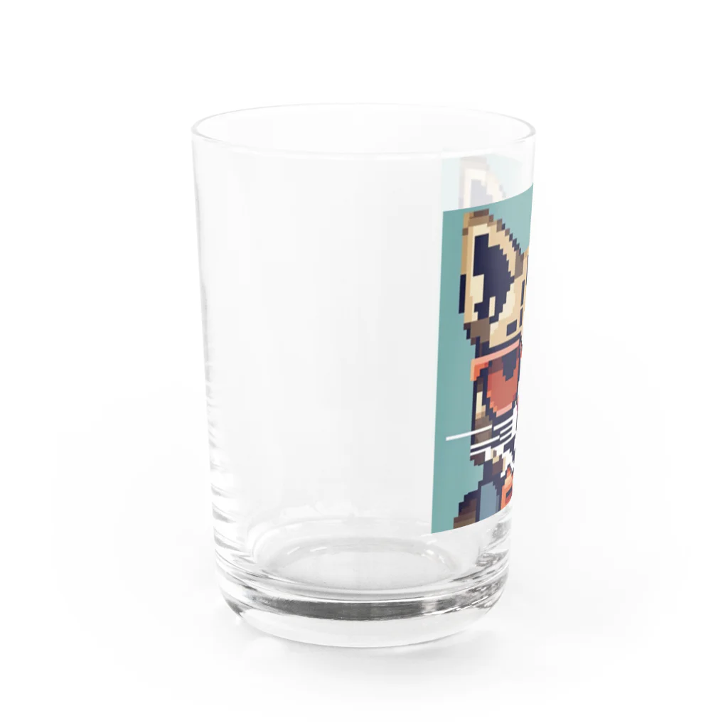 Walnut WhisperのSharp Cat Water Glass :left