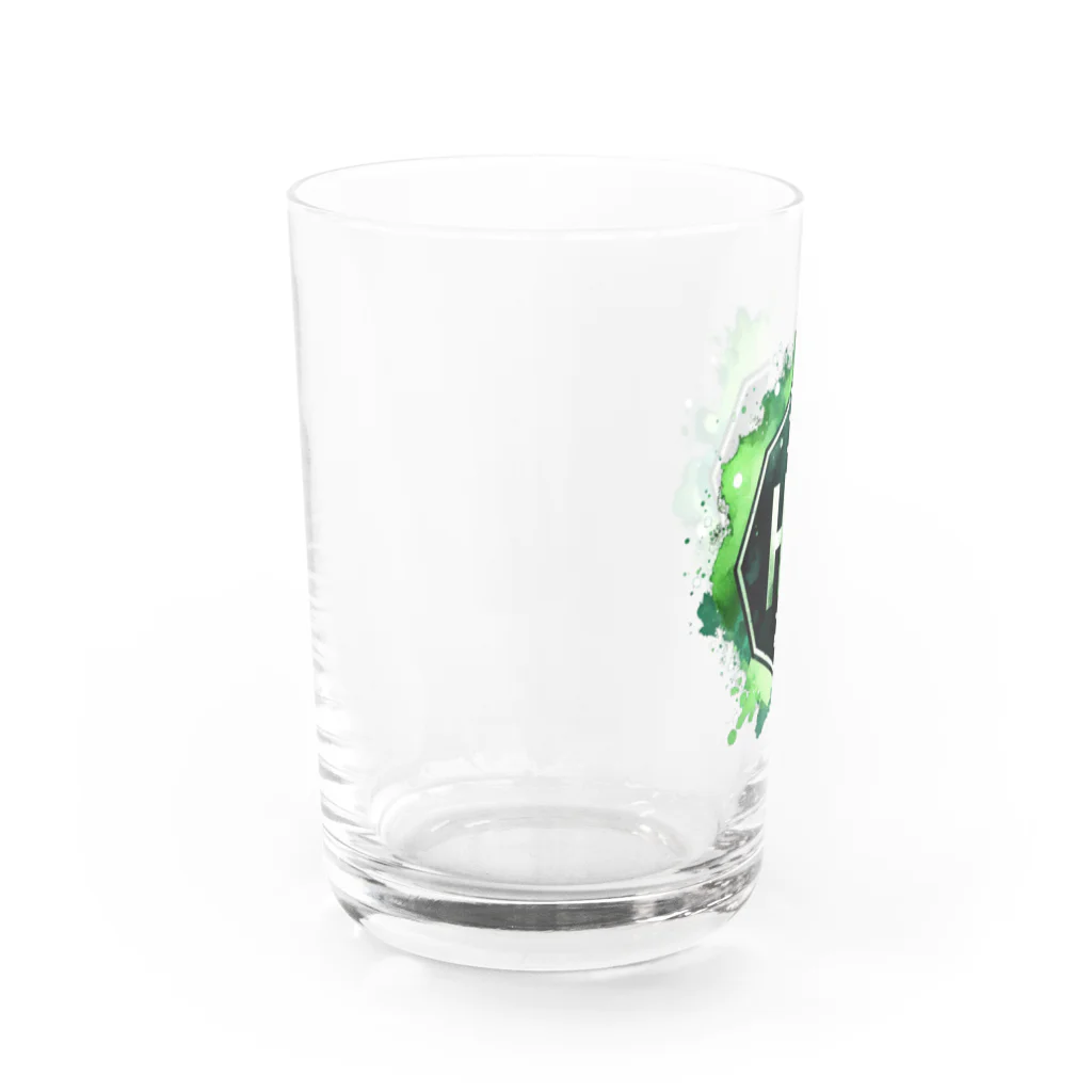 science closet（科学×ファッション）の元素シリーズ　~ハフニウム Hf~ Water Glass :left