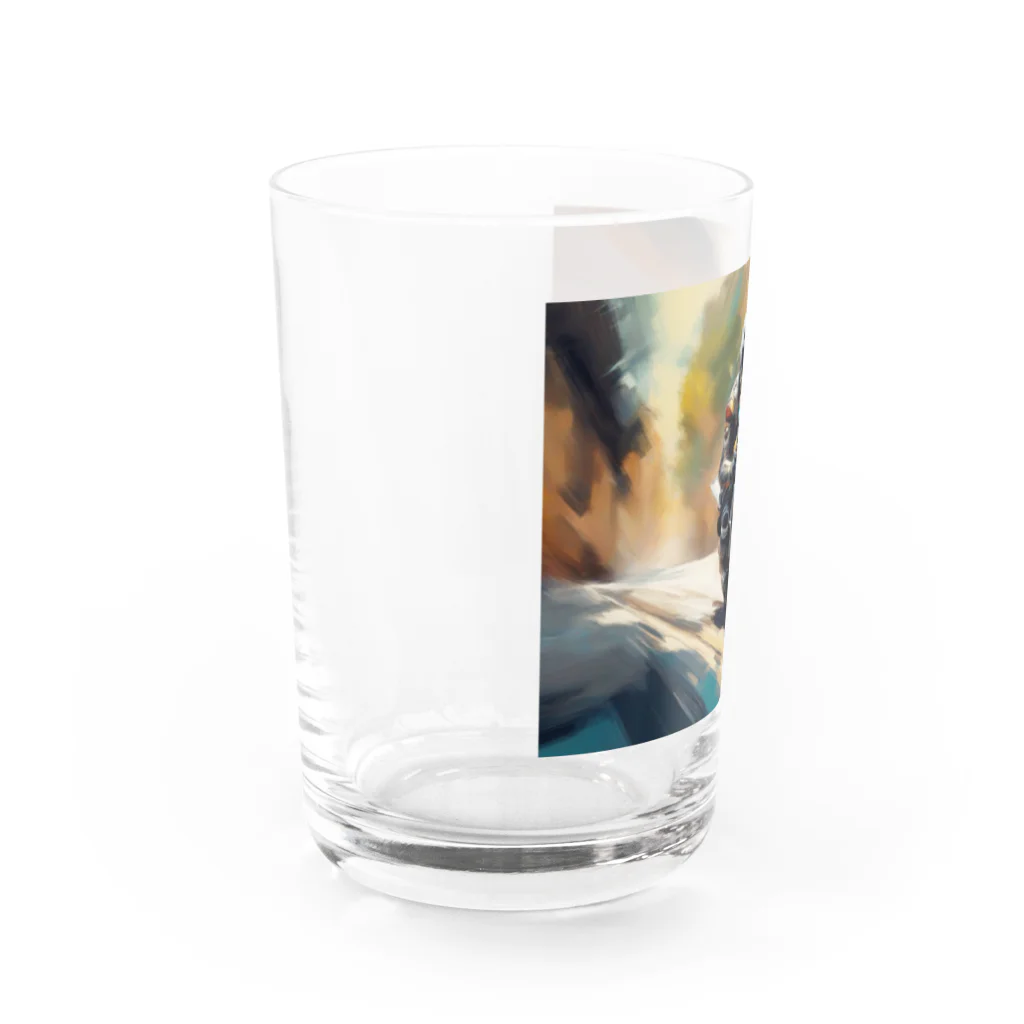 kazuman55の風を切るライダー Water Glass :left