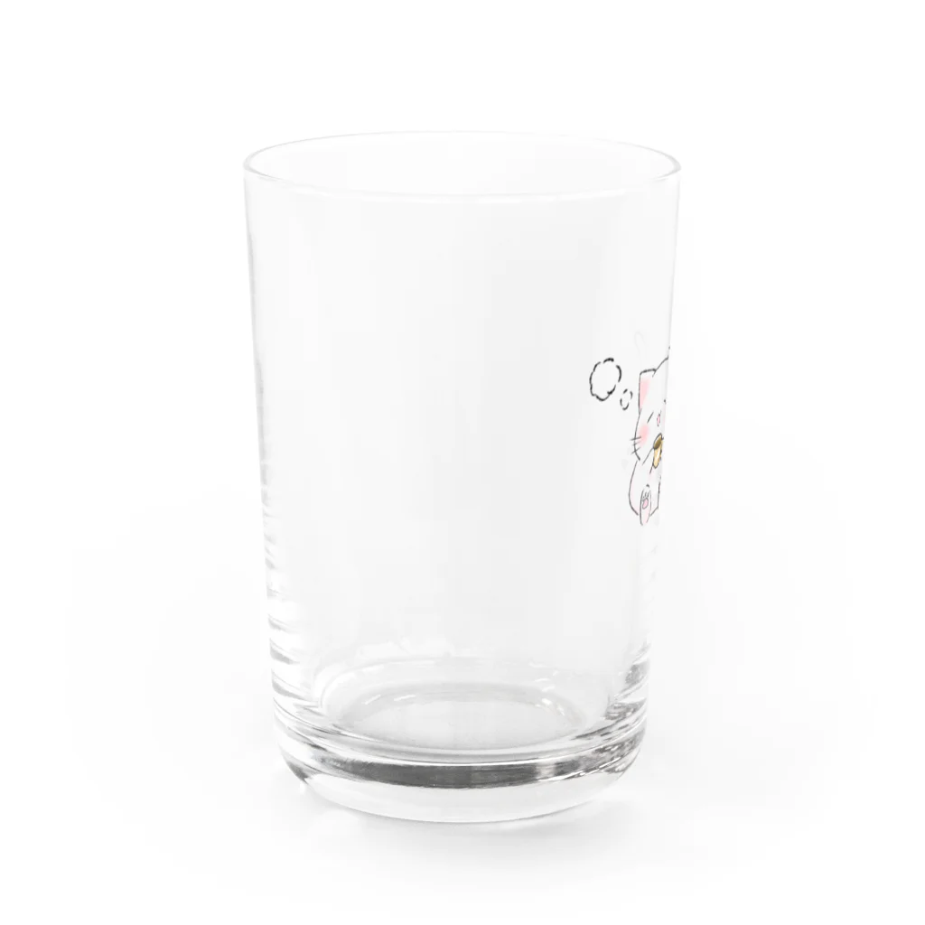 赤咲アタリ🎯のほっこりねこ。 Water Glass :left