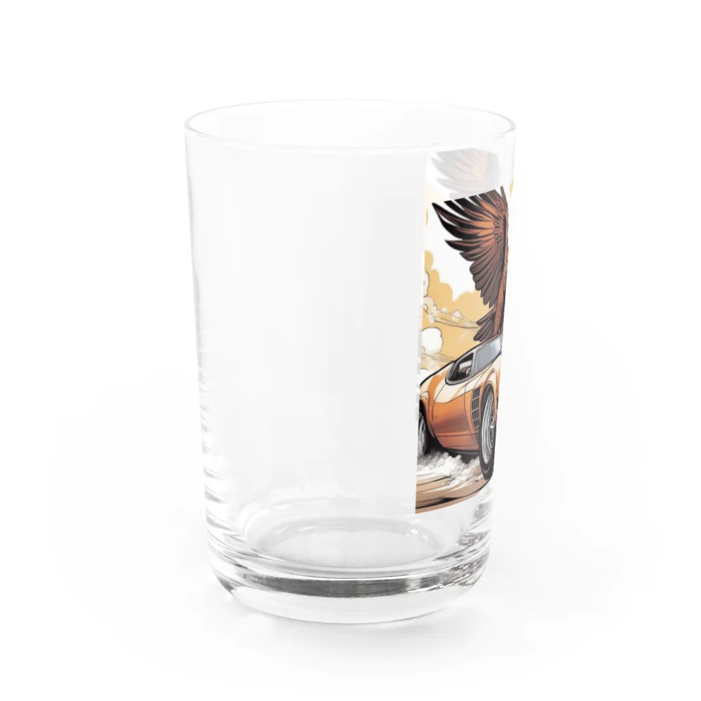 ototeck86のマッスルアメリカンホークス Water Glass :left