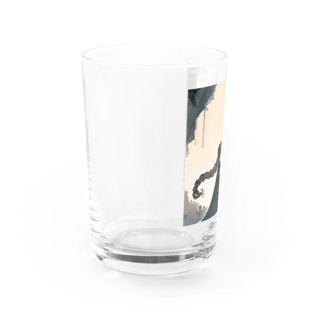 凡人-bonjin-のダークファンタジーラプンツェル Water Glass :left