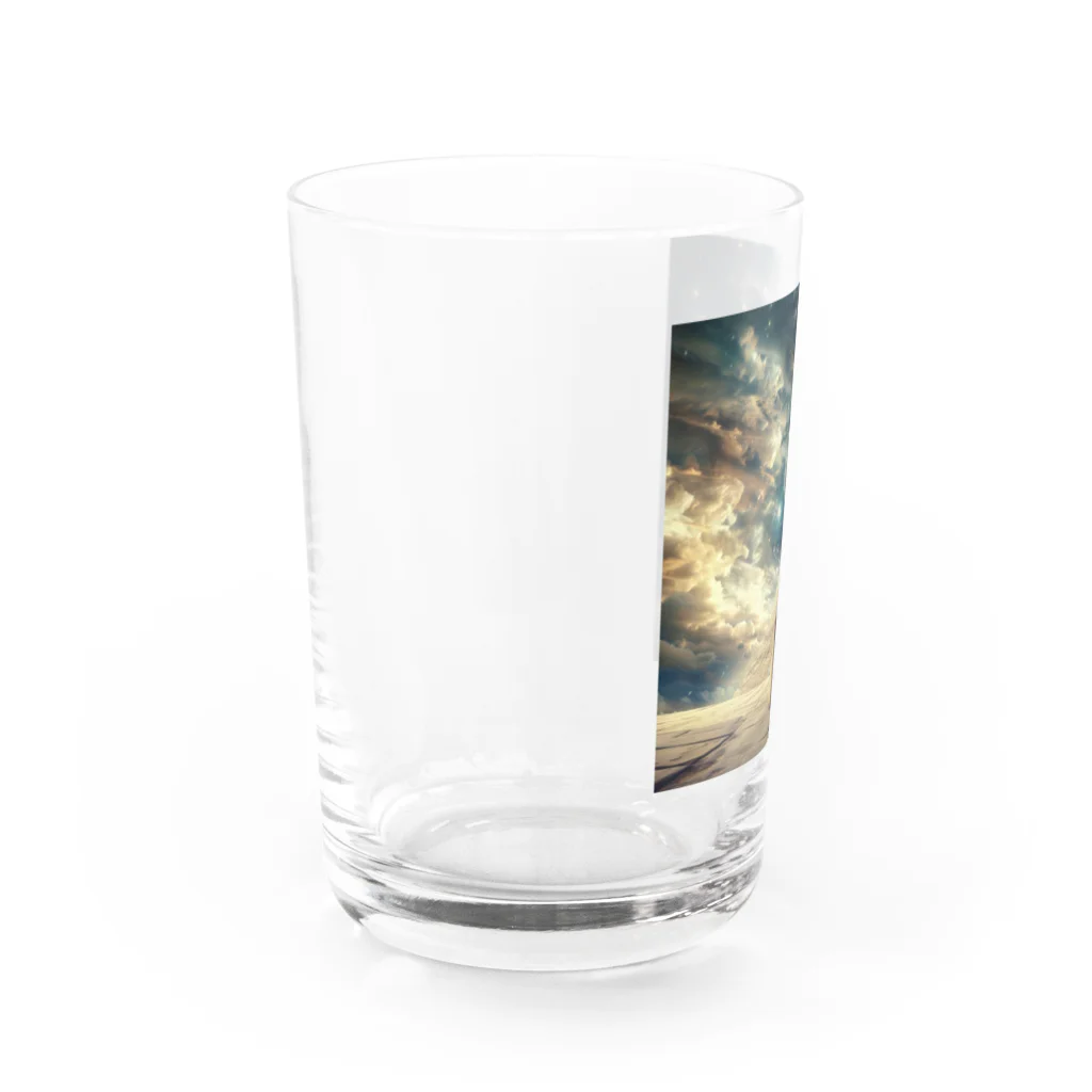 幻想堂のピラミッドの輝き Water Glass :left