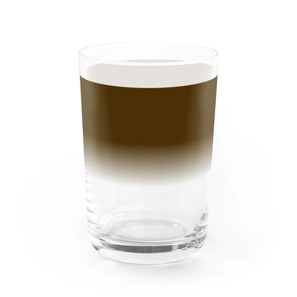 路地裏のおっちゃん屋のカフェオレグラス Water Glass :left