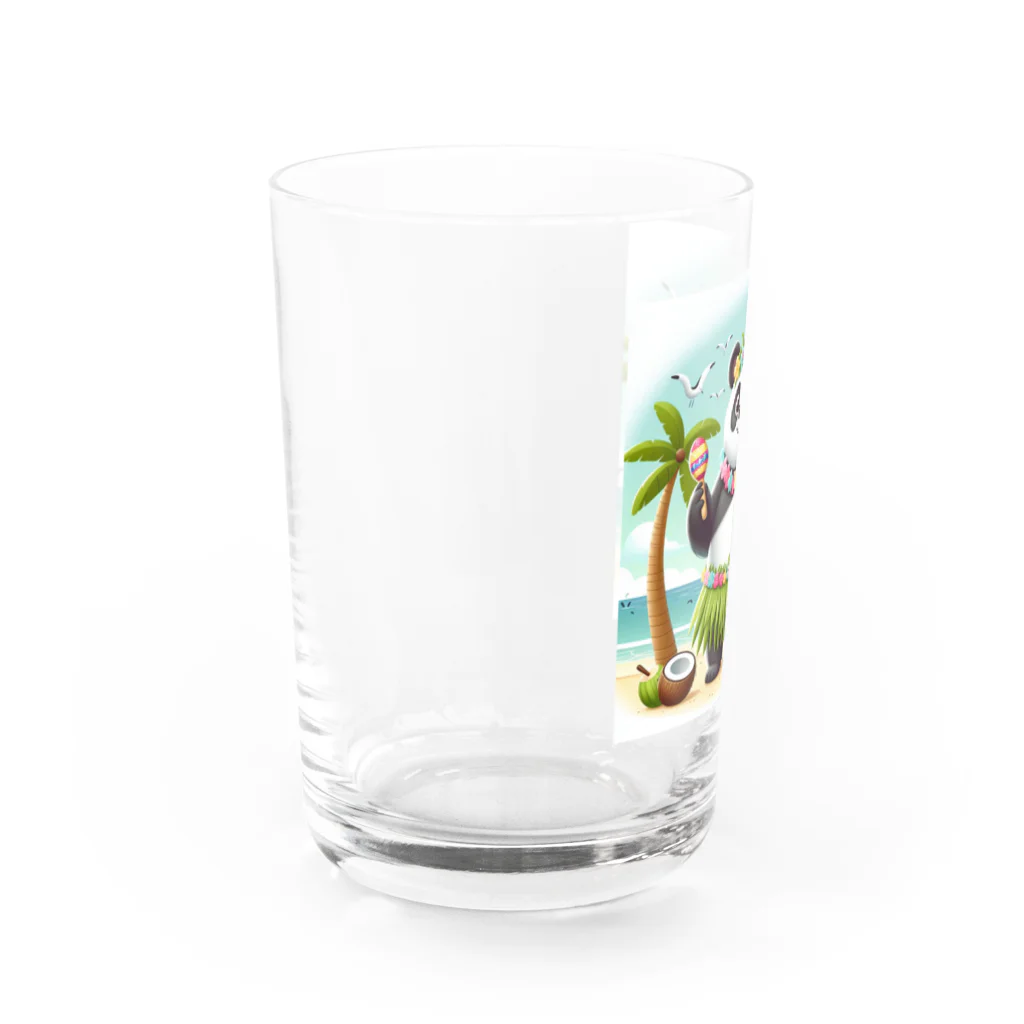 redpanda_pandaのALOHAパンダ Water Glass :left