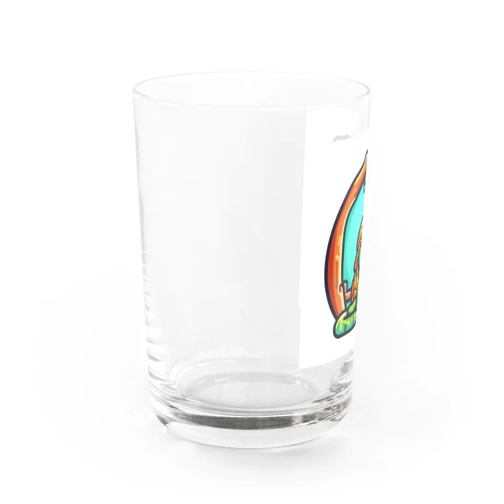 Bumps Design Collectionのパパイヤとかめたろう Water Glass :left