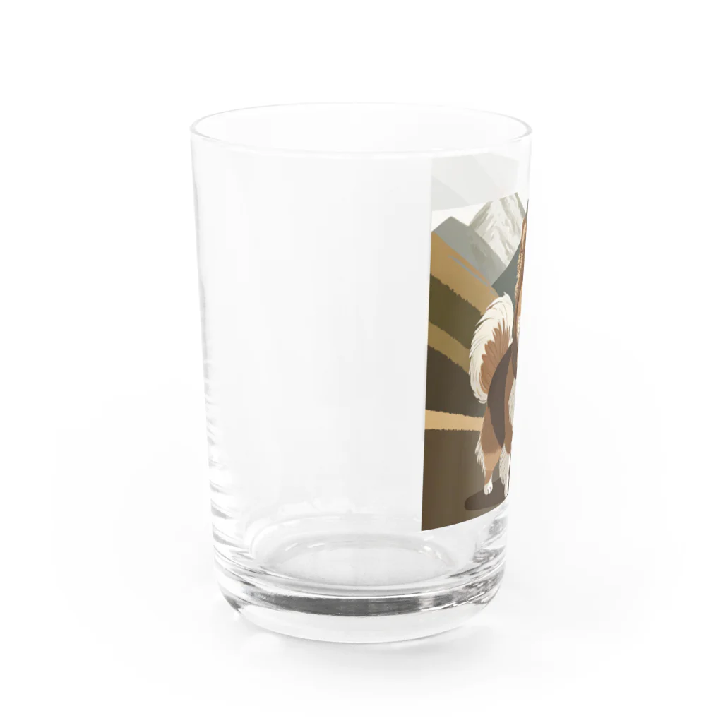 moyo3150のモカちゃん Water Glass :left