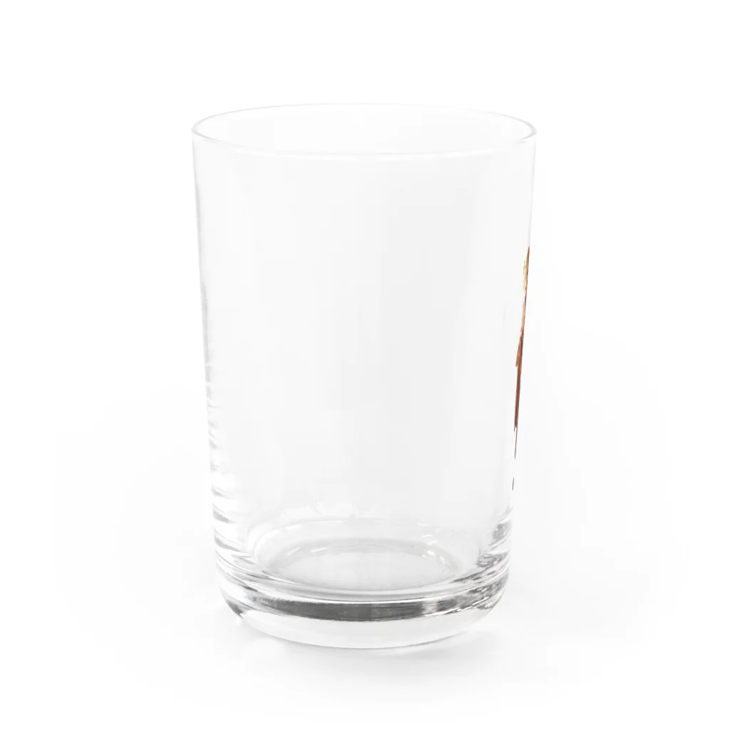 Chi3の唐揚げ女 Water Glass :left