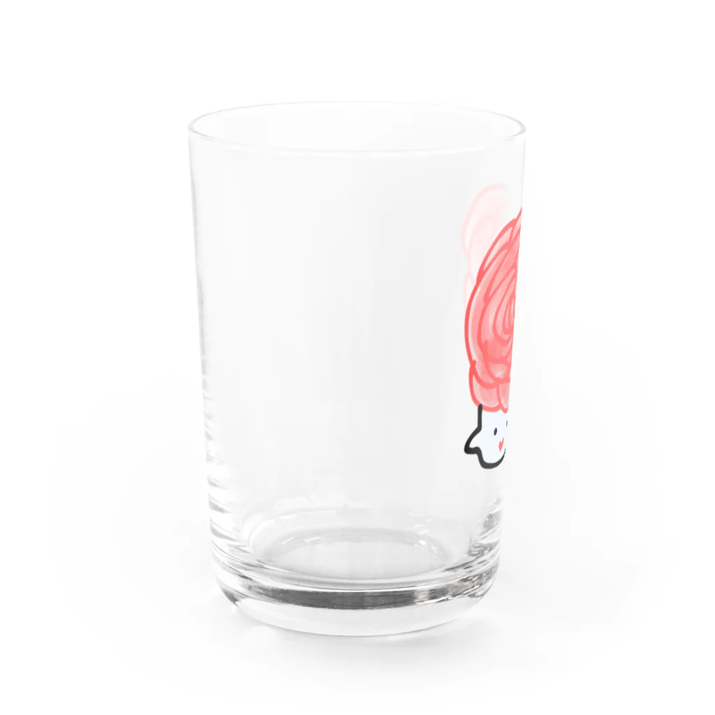 トリノウタイテのバラ子ちゃん Water Glass :left